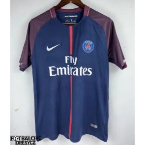Paris Saint-Germain 2017-2018 Retro Domácí Dres Krátký Rukáv Paris Saint-Germain 2017-2018 Retro Domácí Dres Krátký Rukáv